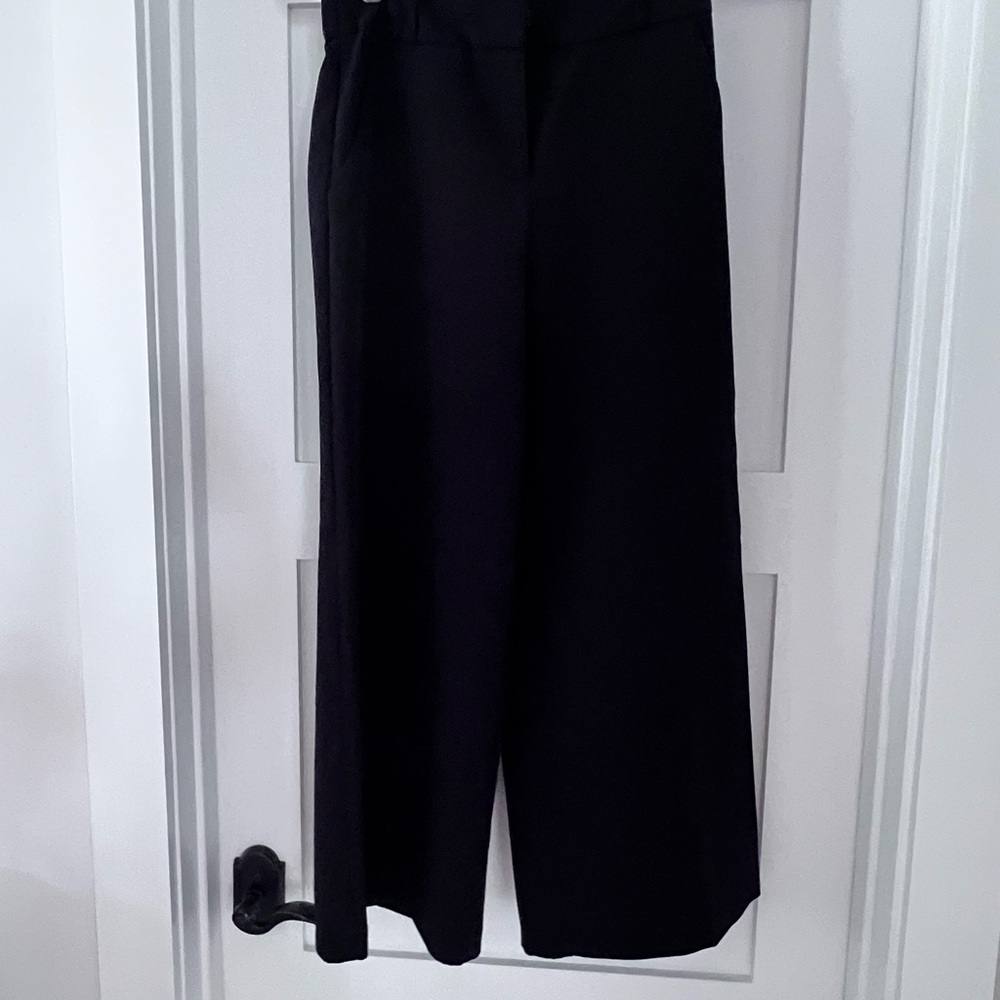 Allison Joy Black Wide-Leg Pants